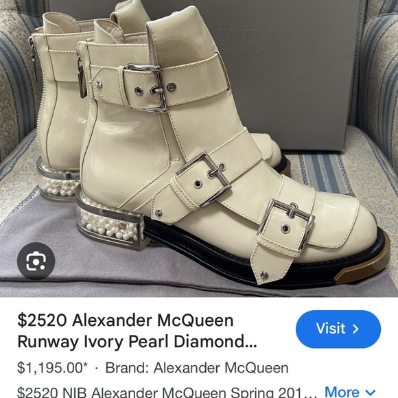 Alexander McQueen boots - Picture 1 of 2